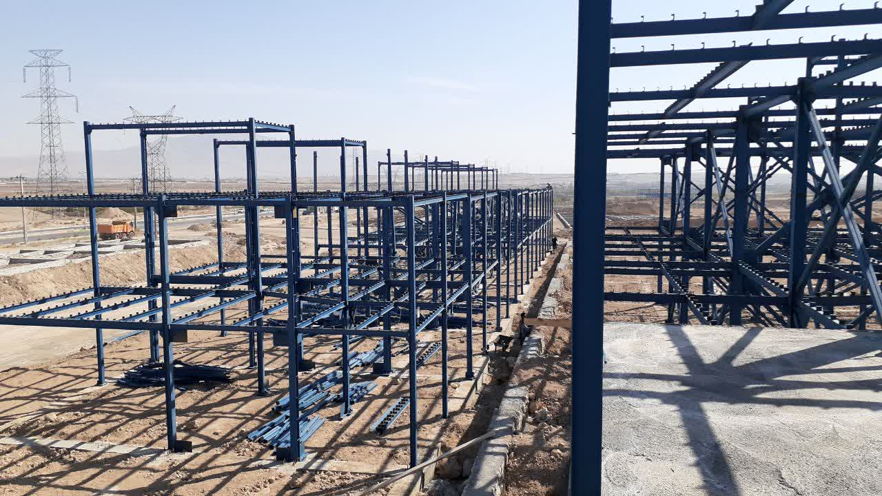 ساخت اسکلت فولادی ارزان